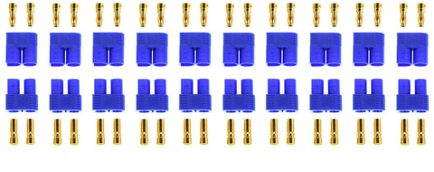 Apex RC Products Male/Female EC3 Battery Connector Plugs - 10 Pair #1525