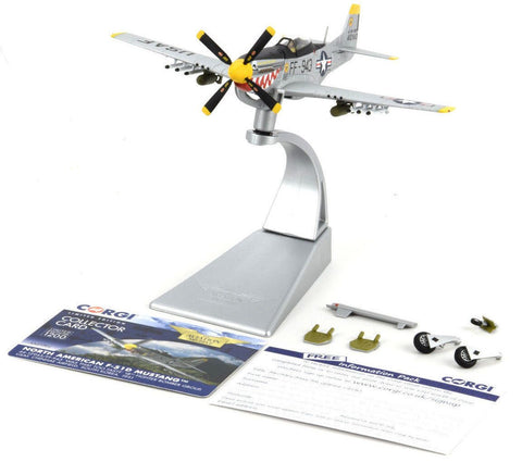Corgi P-51D F-51D Mustang - "Was That Too Fast" 1:72 Die-Cast Airplane AA27702