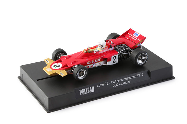 Slot It Policar Lotus 72 - Jochen Rindt-1970 Hockenheimring 1/32 Slot Car  CAR02A