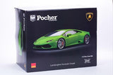 Pocher Verde Mantis (Metallic Green) Lamborghini Huracan LP 610-4 1/8 Model Car Kit HK109