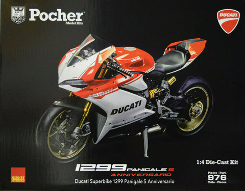 Pocher Ducati 1299 Panigale S Anniversario Superbike 1/4 Motorcycle Kit HK110