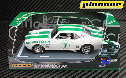 Pioneer 1967 Chevrolet Camaro Z-28 #7 12hr Sebring DPR 1/32 Scale Slot Car P011