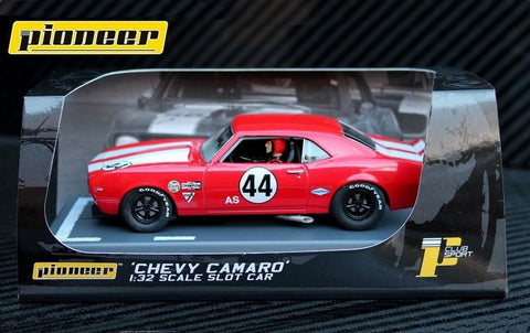 Pioneer 1968 Chevrolet Camaro Z-28 #44 Club Sport DPR 1/32 Scale Slot Car P033