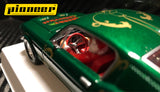 Pioneer "Santa's Stang" Green 1968 Ford Mustang 390 GT 1/32 Scale Slot Car P036