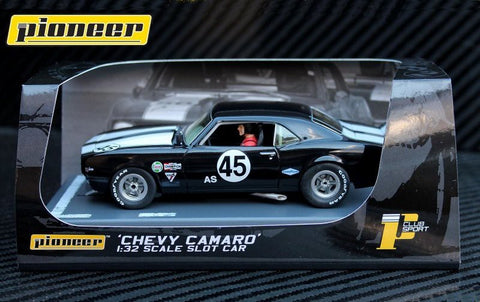 Pioneer 1968 Chevrolet Camaro Z-28 #45 Club Sport DPR 1/32 Scale Slot Car P059