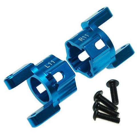 Yeah Racing Axial SCX10 11 Degree Aluminum C Hub Carrier Set SCX10-005BU