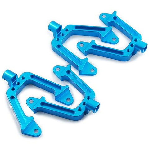 Yeah Racing Axial SCX10 Aluminum Shock / Body Mounts - 4 pcs SCX10-008BU