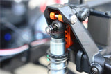 GPM Racing Traxxas TRX-4 Black Aluminum Adjustable F/R Damper Mount Set TRX4029FR-BK