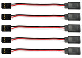 Apex RC Products Futaba Style 3" / 75mm Servo Extension - 5 Pack #1000
