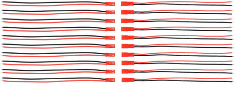 Apex RC Products Male / Female JST Connectors W/ 150mm Leads - 10 Pack #1070
