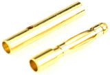 Apex RC Products 2.0mm Male / Female Gold Bullet Connectors Plugs - 10 Pair #1100