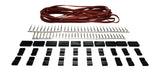 Apex RC Products JR Style Servo Extension Kit W/ 10 Plugs & 15' Wire #1226