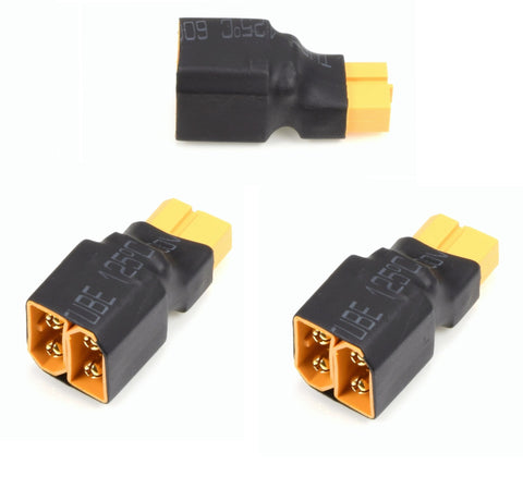 Apex RC Products No Wire XT60 Series Adapter Connector Plug - 3 Pack #1277