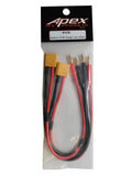 Apex RC Products XT90 -> 4mm Banana Plugs Battery Charge Lead - 2 Pack #1416