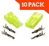 Apex RC Products Male/Female Mini Tamiya Style Battery Connector Plugs - 10 Pair #1545