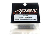 Apex RC Products 5x10x4mm Metal Shielded Ball Bearing - 10 Pack #1920M