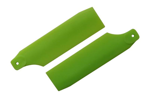 KBDD Neon Lime 61mm Tail Rotor Blades #4023