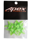 Apex RC Products Blade Inductrix Neon Green CW CCW Props - 2 Sets (8 Props) #9060G