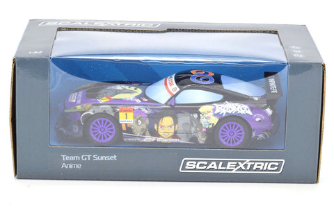 Scalextric "Sunset" Team GT Anime 1/32 Scale Slot Car C3837