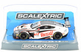 Scalextric "MSW" Aston Martin Vantage GT3 DPR W/ Lights 1/32 Slot Car C3844