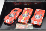 Scalextric 1967 Le Mans Ford GT40 MkIV & Ferrari 330 P4's 1/32 Slot Cars C3892A