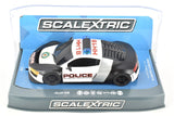 Scalextric Audi R8 Police Car DPR W/ Lights & Siren 1/32 Scale Slot Car C3932