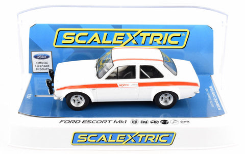 Scalextric Ford Escort Mk1 - 50th Anniversary DPR W/ Lights 1/32 Slot Car C3934