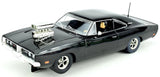 Scalextric Black Dodge Charger W/ Blower DPR W/ Lights 1/32 Slot Car C3936