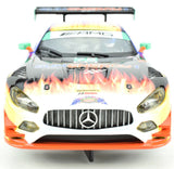 Scalextric "Sun Energy" Mercedes AMG GT3 DPR W/ Lights 1/32 Scale Slot Car C3941