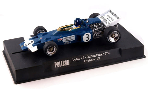 Slot It Policar Lotus 72 - Graham Hill - 1970 Oulton Park 1/32 Slot Car CAR02B