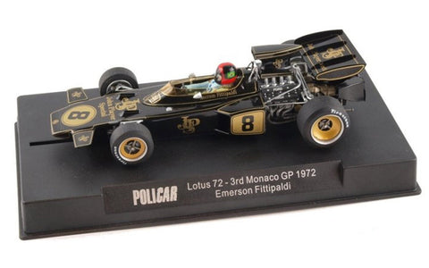 Slot It Policar Lotus 72 - Emerson Fittipaldi - 1972 Monaco 1/32 Slot Car CAR02C