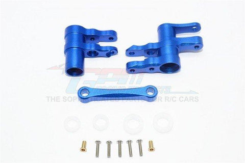 GPM Racing Traxxas 4-Tec 2.0 Blue Aluminum Steering Rack Assembly GT048-B