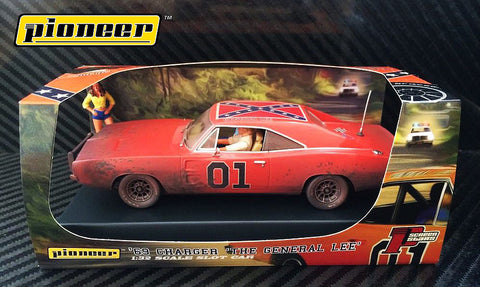 Pioneer "The General Lee" Dirty 1969 Dodge Charger DPR 1/32 Scale Slot Car P017