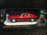 Pioneer "Santa's Stang" Red 1968 Ford Mustang 390 GT 1/32 Scale Slot Car P037