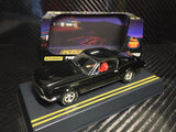 Pioneer Jet Black 1968 Ford Mustang Fastback DPR 1/32 Scale Slot Car P056