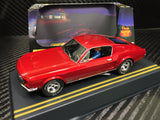 Pioneer Candy Red 1968 Ford Mustang Fastback DPR 1/32 Scale Slot Car P057