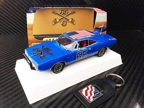 Pioneer "The General Grant" Blue 1969 Dodge Charger DPR 1/32 Scale Slot Car P094