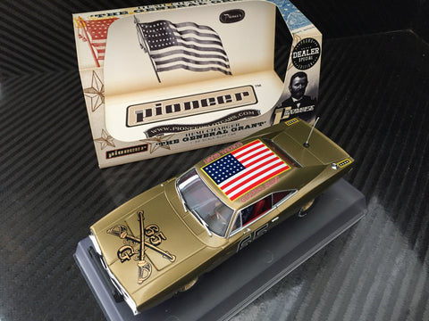 Pioneer "The General Grant" Gold Limited Dodge Charger DPR 1/32 Slot Car P098-DS