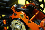 Yeah Racing HPI Sprint 2 Orange Aluminum Bearing Holder Hub SPT2-013OR